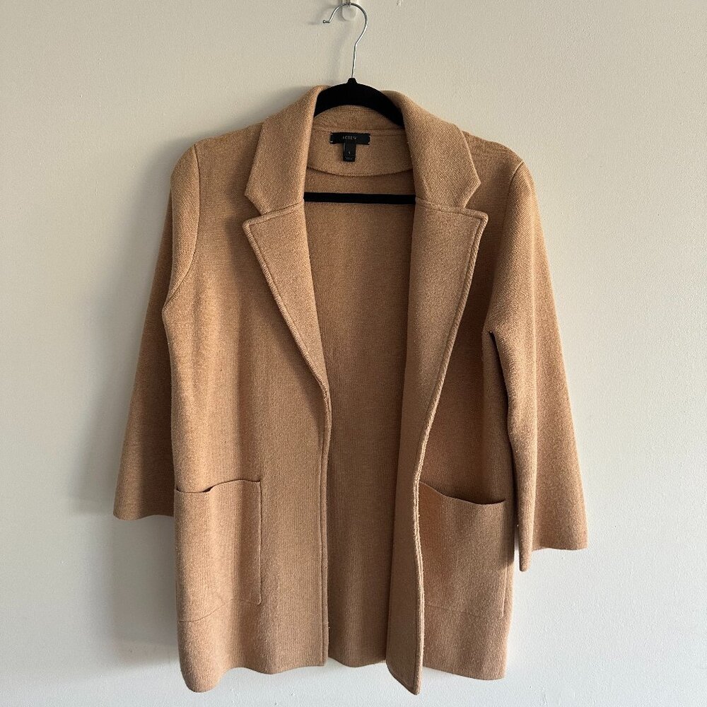 J. Crew Sophie Open Front Sweater Blazer Size S